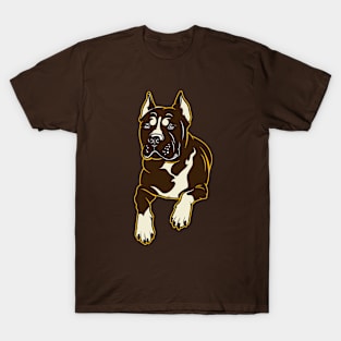 Pitbull Pride Dog Art T-Shirt